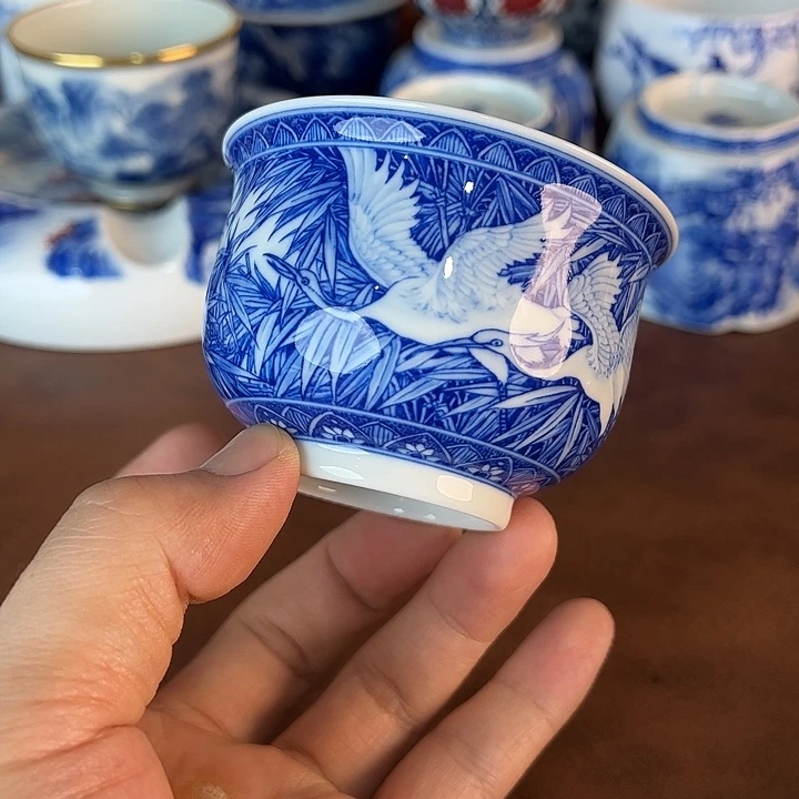 泰***鑫瓷片景德镇全手工手绘陶瓷