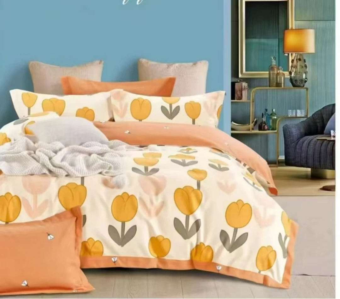 【郁金香床单】2.3米×2.3米床单±厘米舒适柔软云朵棉加密小斜纹