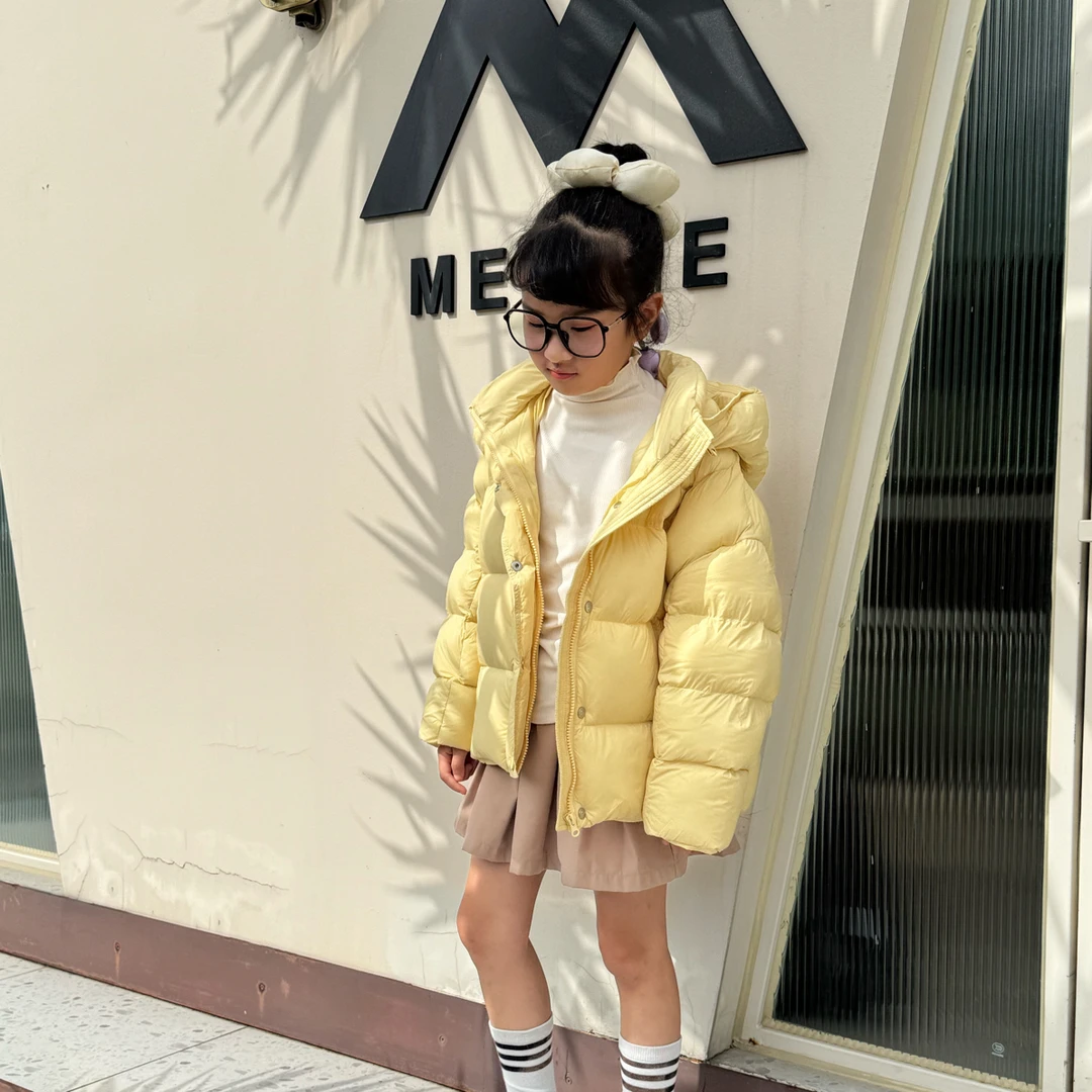 （小江南）2025新款90绒儿童云朵泡芙连帽休闲加厚中大童羽绒服12