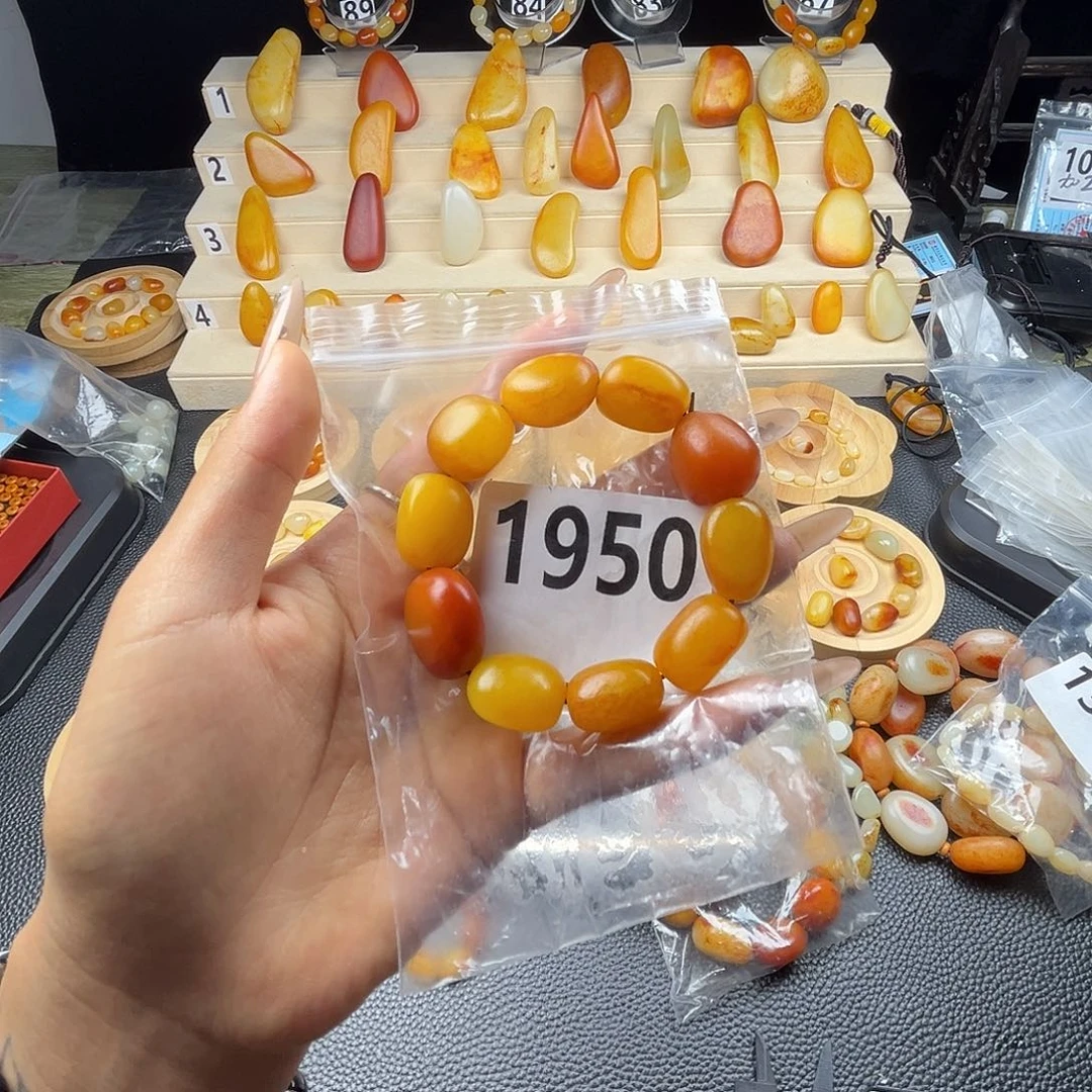 群***管手链未镶嵌和田玉