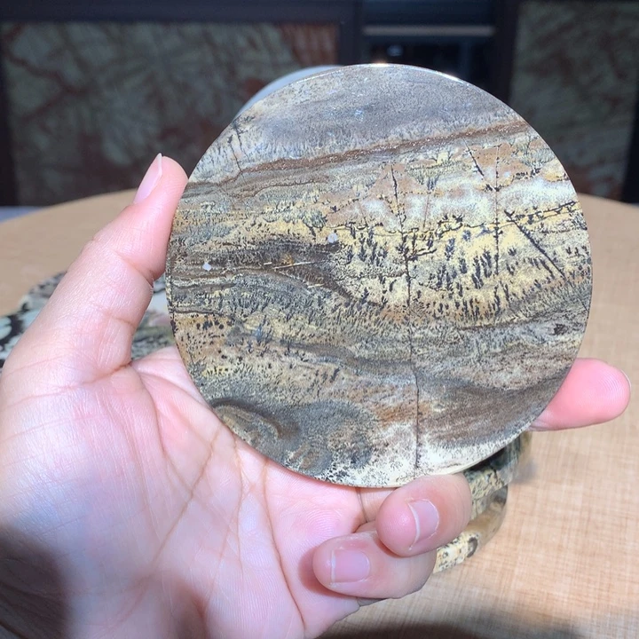 ，广西国画石摆件，收藏观赏