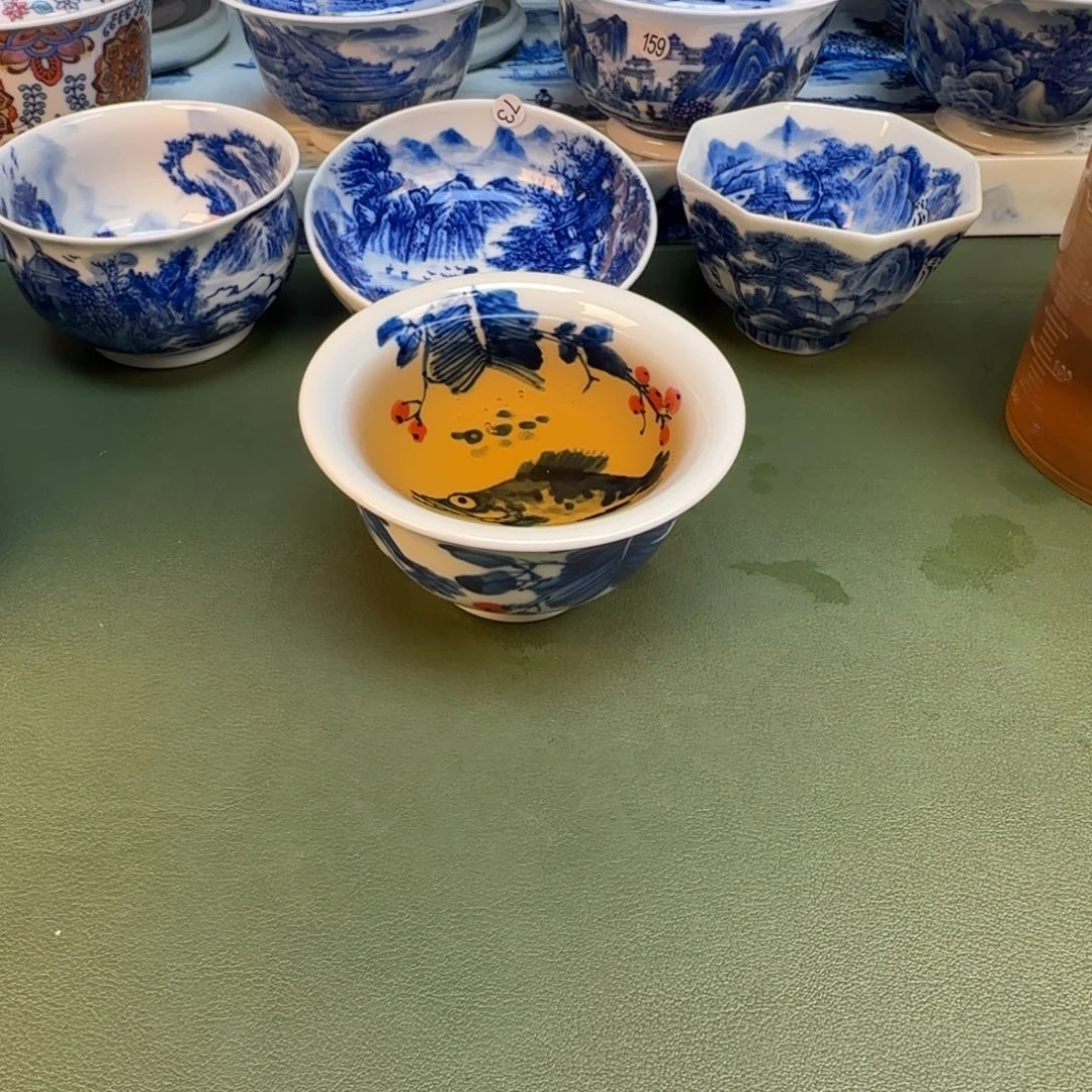 纯手工纯手绘茶具石头91