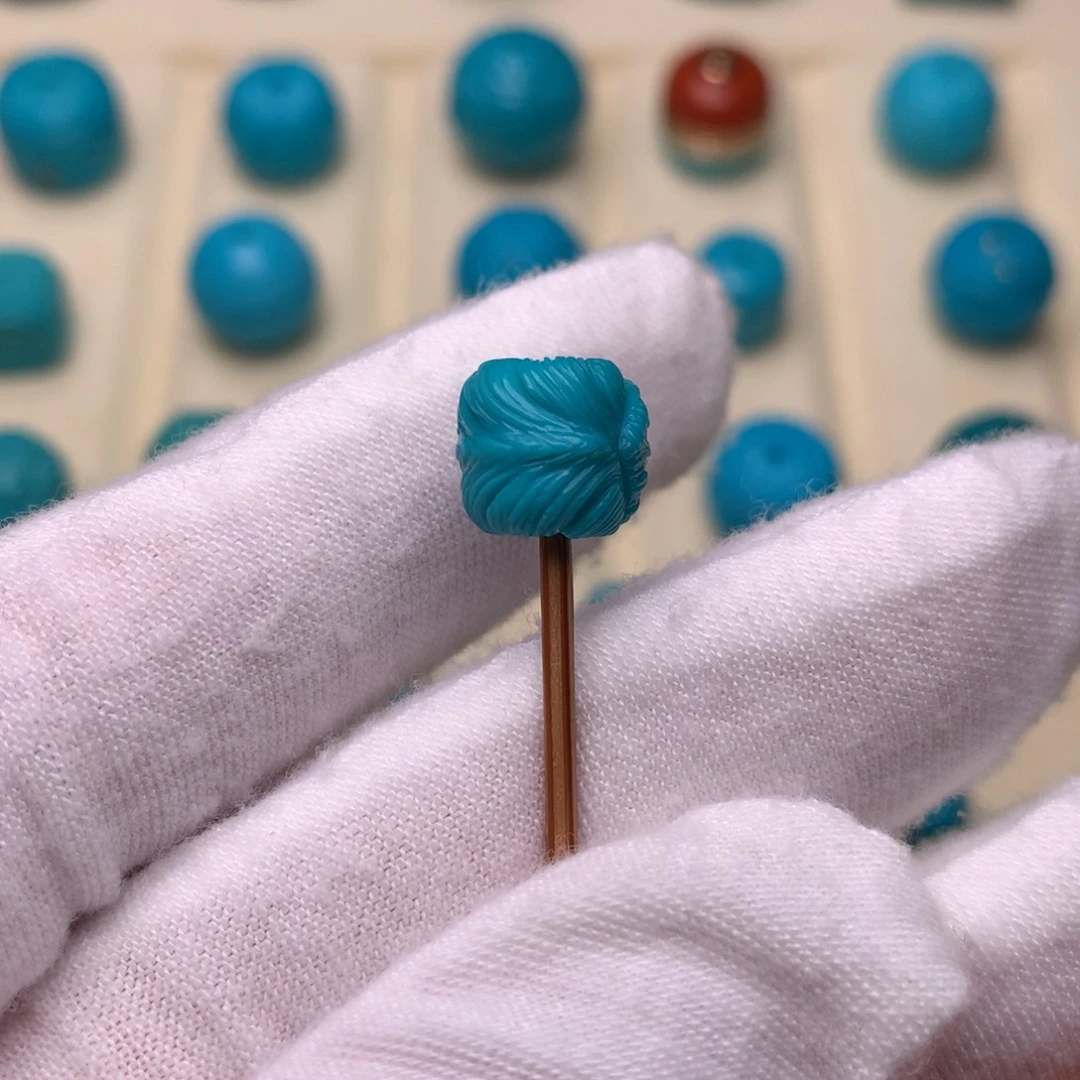 绿松石未镶嵌绿松石羽毛9.8