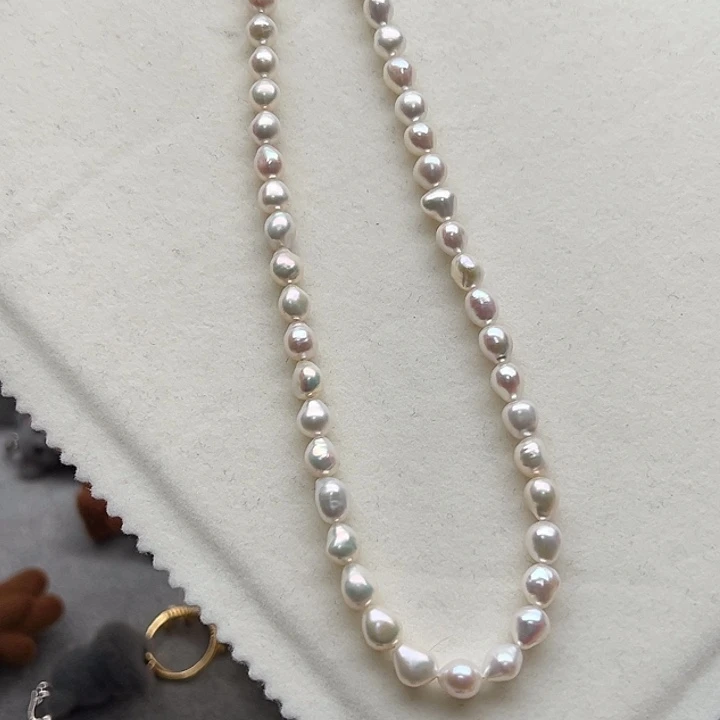 淡水珍珠耳饰钛钢