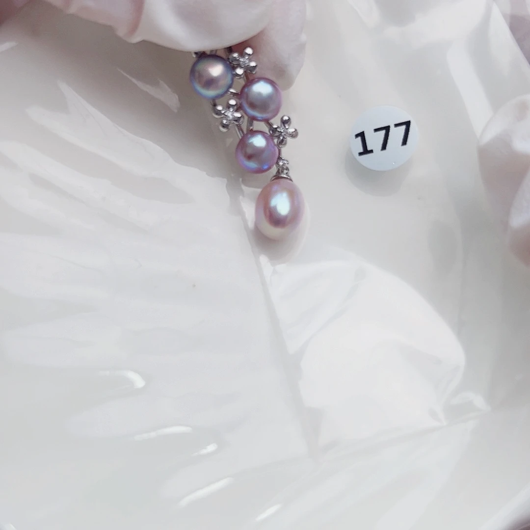 未镶嵌淡水珍珠耳饰