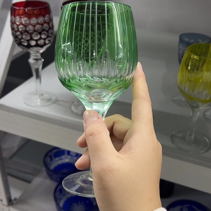 手柄款水晶玻璃微瑕一个