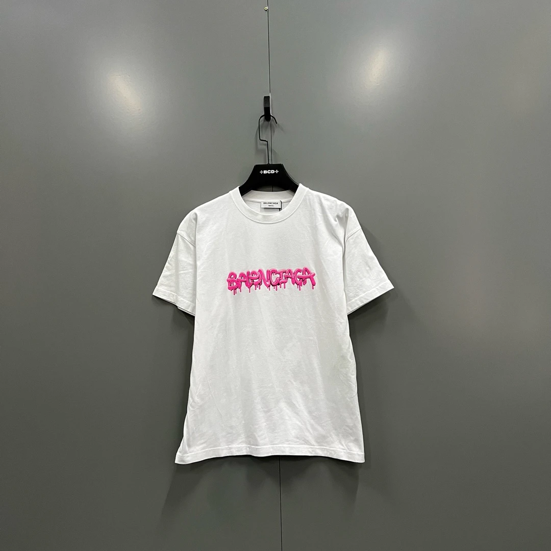 Balenciaga 巴黎世家 SLIME印花圆领短袖 L码/98新/4900/602504