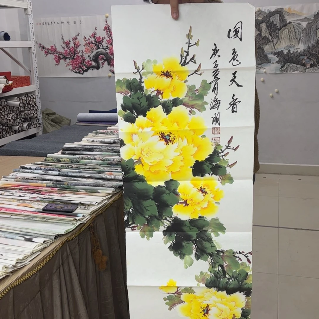 国画无框画作纯手绘