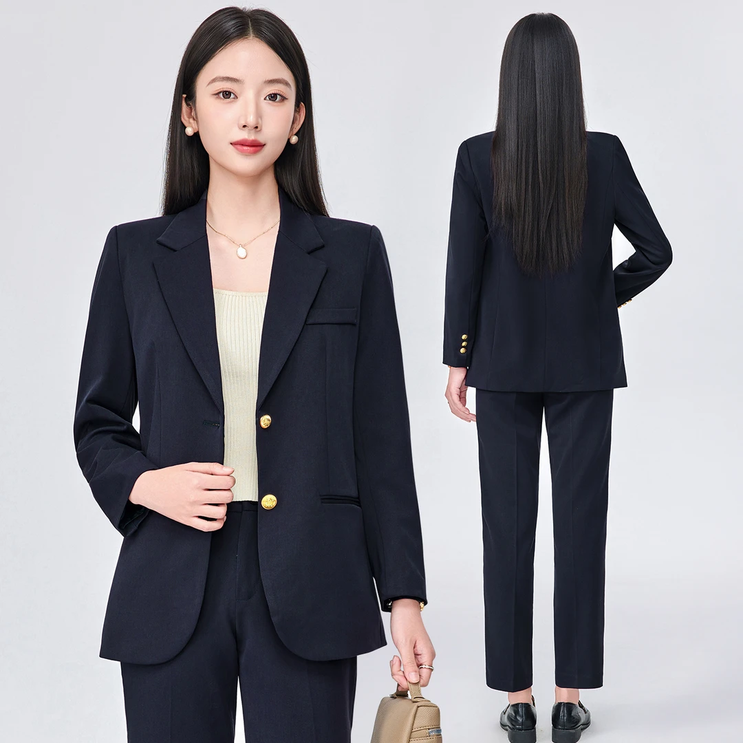 西装套装女面试职业正装新款春秋大学生教资公务员西服经理工作服