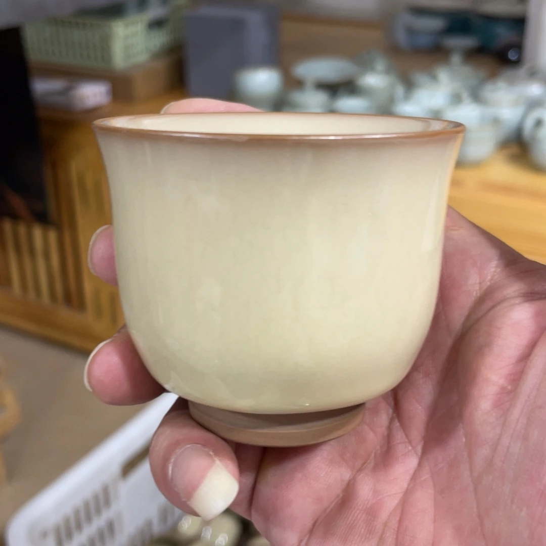 微瑕陶瓷茶壶茶杯家用