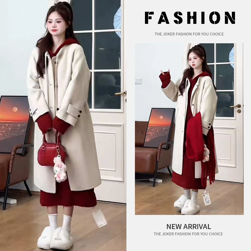 秋装女款爆款穿搭2024年秋季新款时尚洋气慵懒风休闲外套裙子潮流