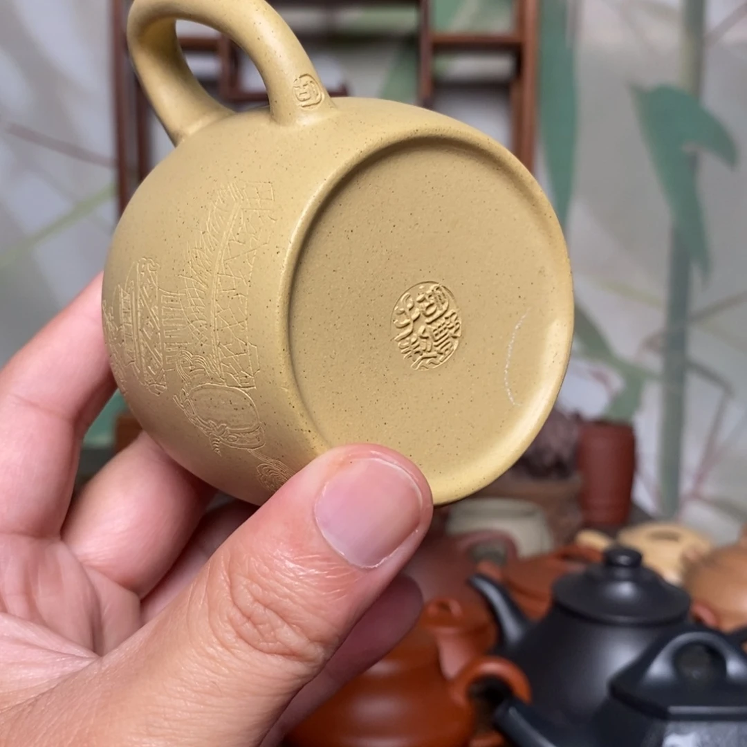 茶壶紫砂微瑕段泥不吐黑190cc
