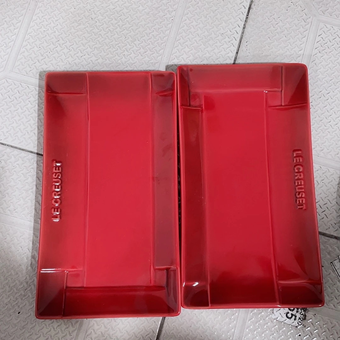 瓷片E**a微瑕陶瓷餐具2个装