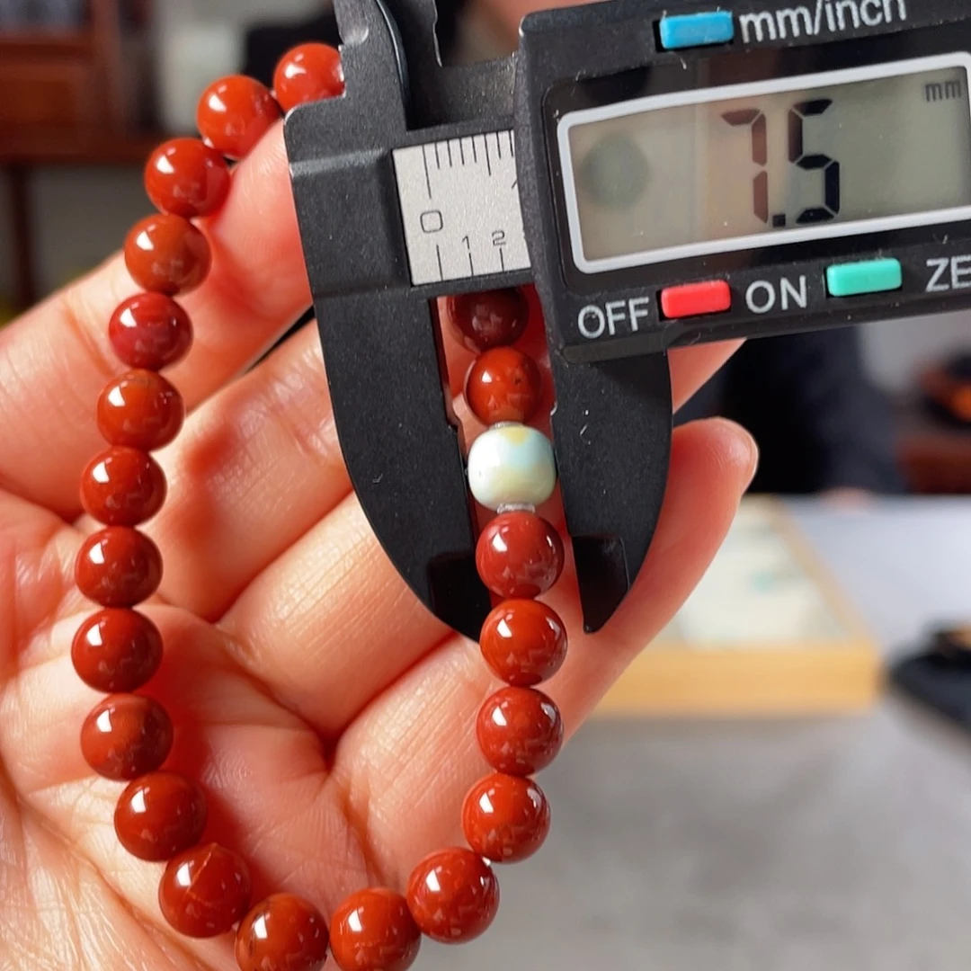南红玛瑙手链未镶嵌