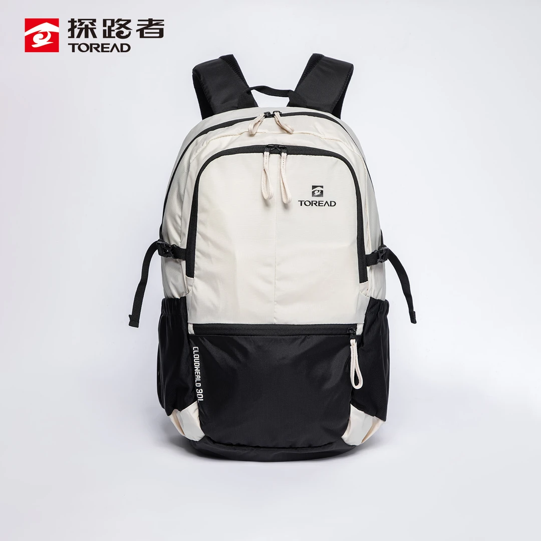 探路者户外双肩包男女25新款徒步登山背包30升旅行防泼水运动包