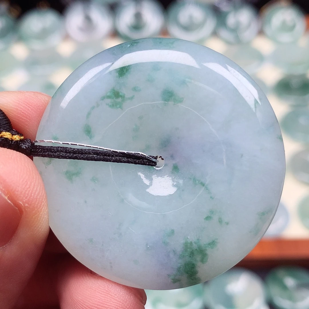 颈饰未镶嵌翡翠42.3-6.2mm