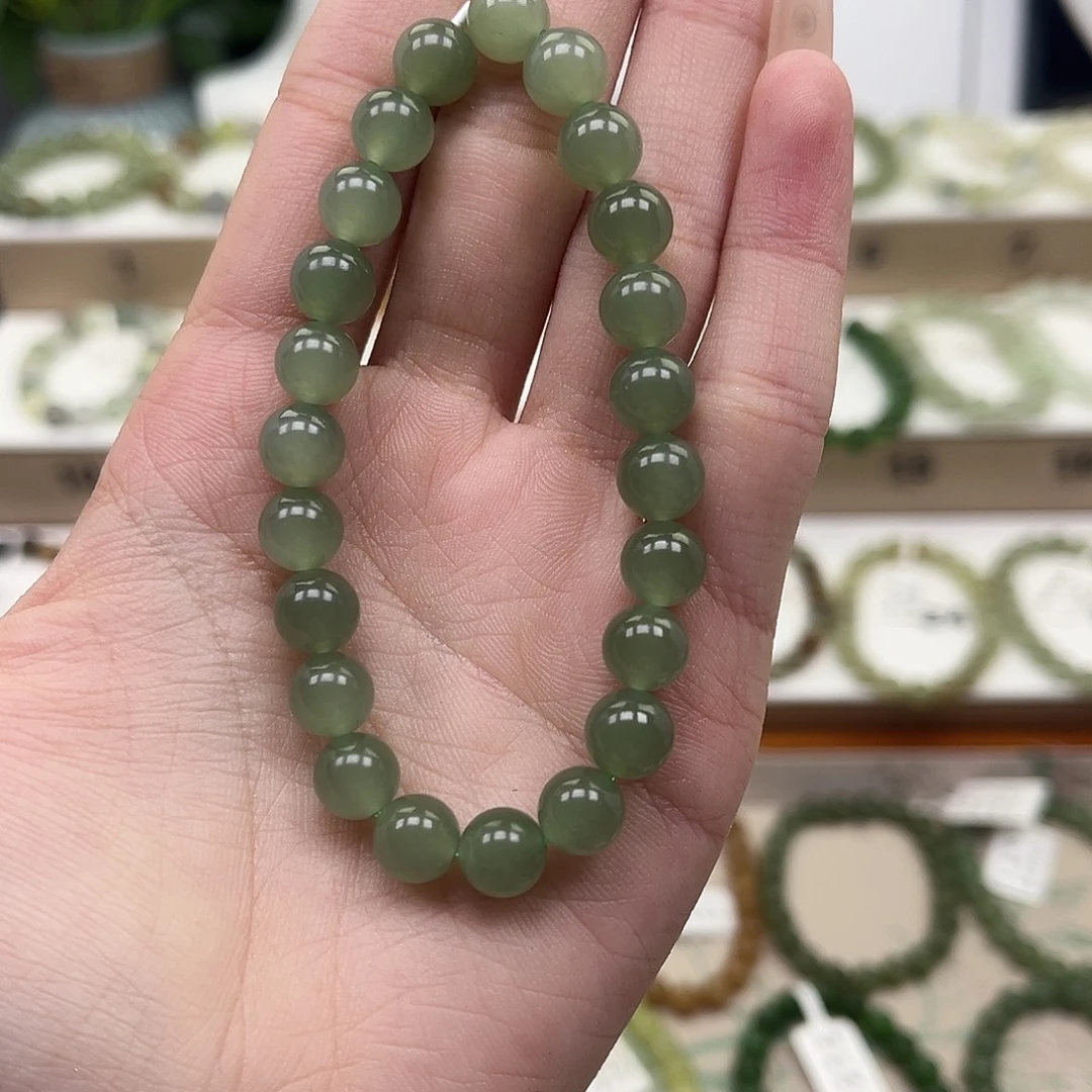 9***8和田玉未镶嵌手串