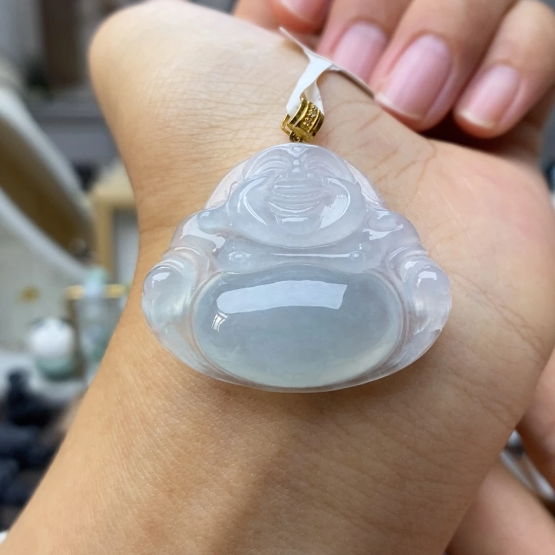 【闪购商品】颈饰18K金镶嵌翡翠12