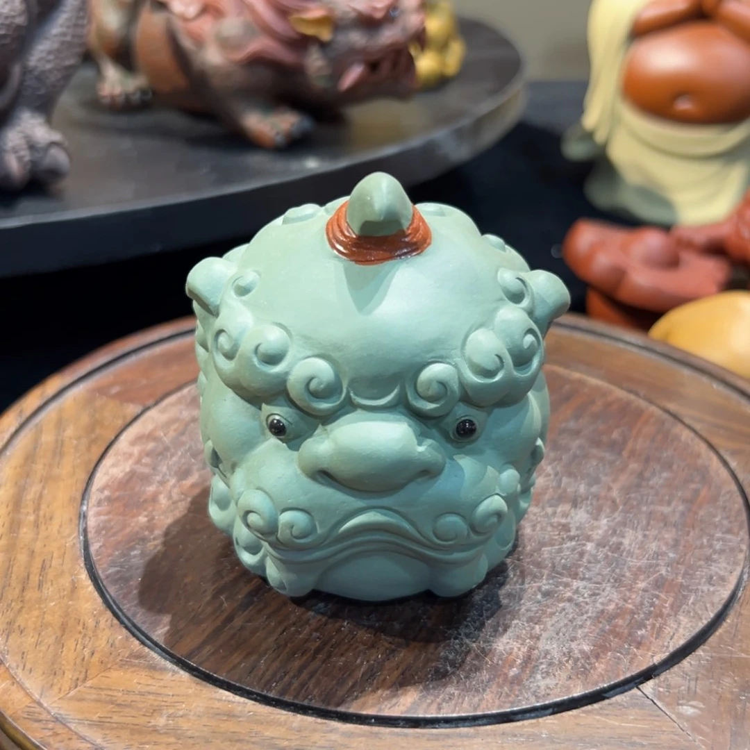 紫砂茶宠大*青段狮头