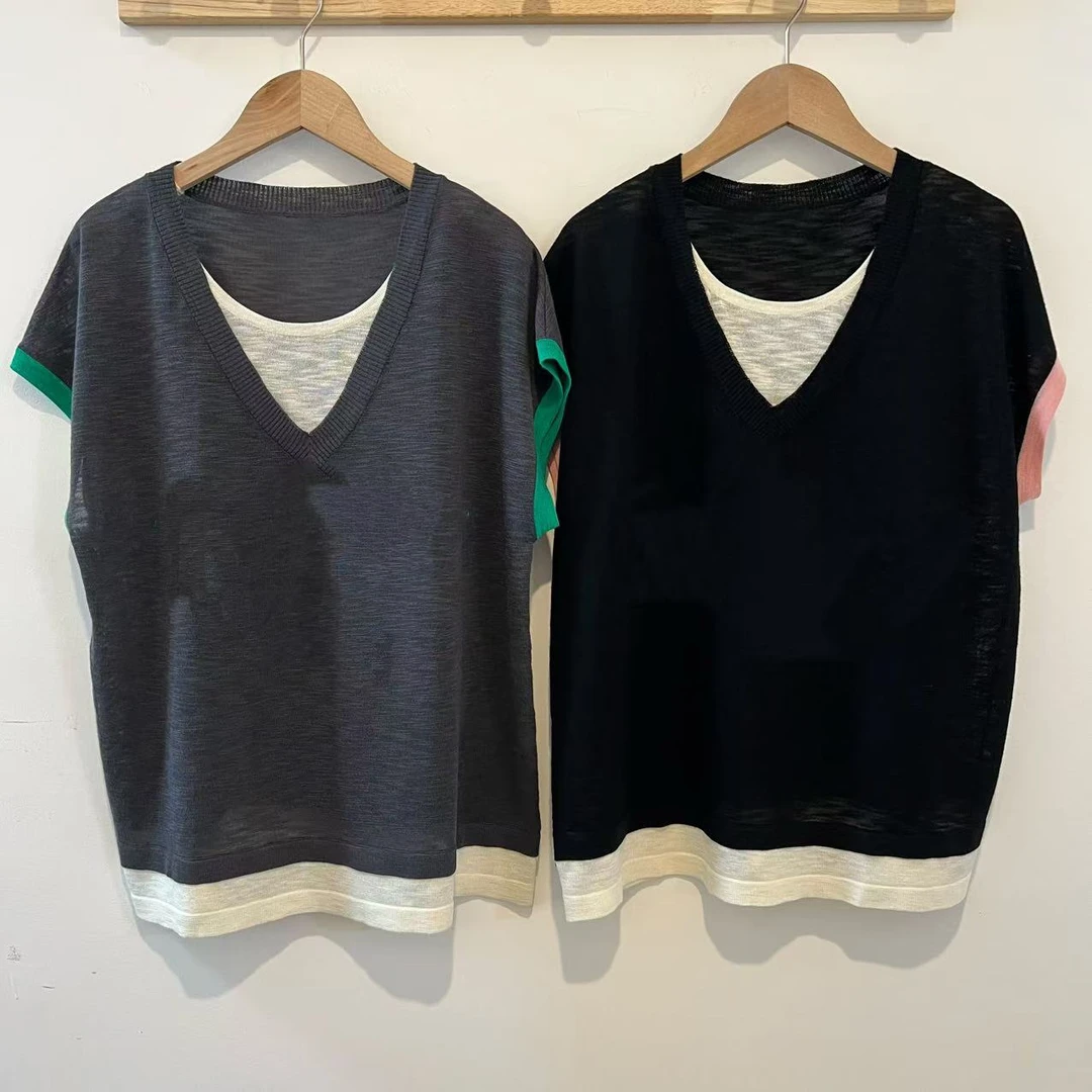 【花花花】W字衫