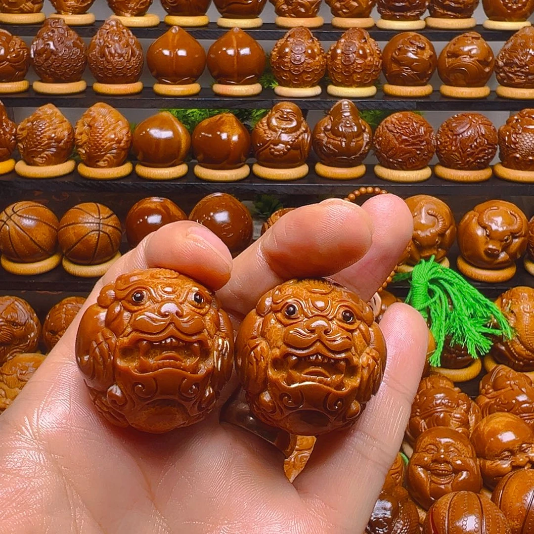 抱***团橄榄核手串/手链貔緧一对