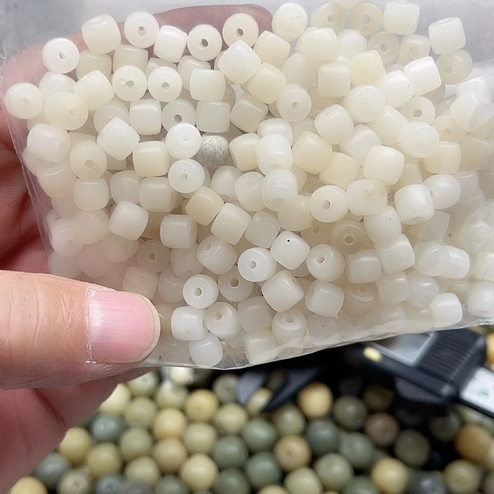 白玉菩提吊坠O*瑕疵6白玉直切