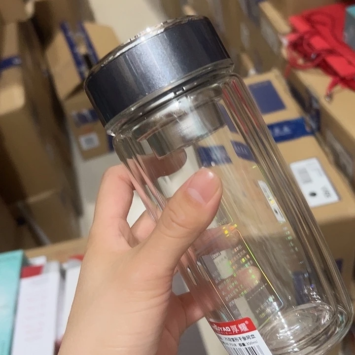 厚耀品牌双层350千象 鹅蛋杯微瑕