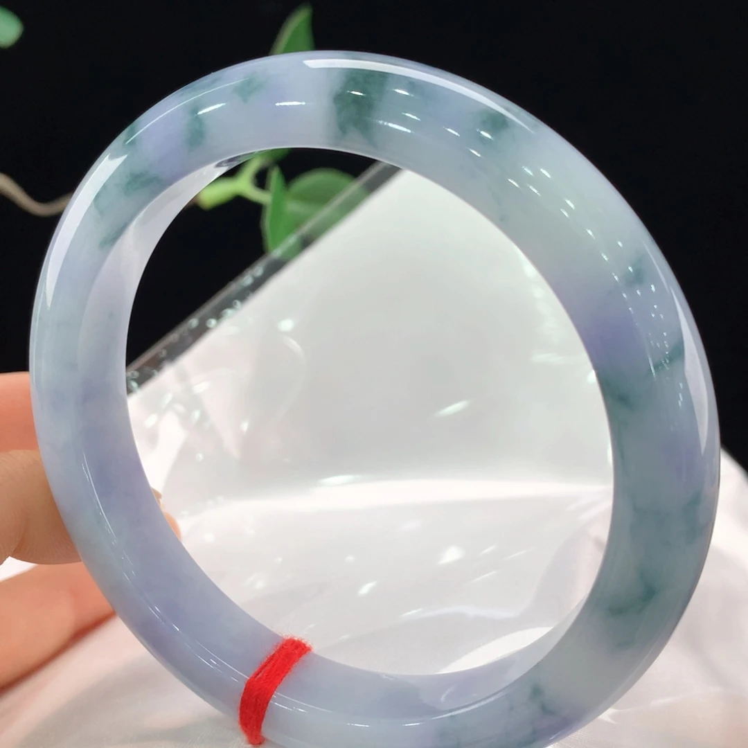 翡翠手镯未镶嵌63圈口0191