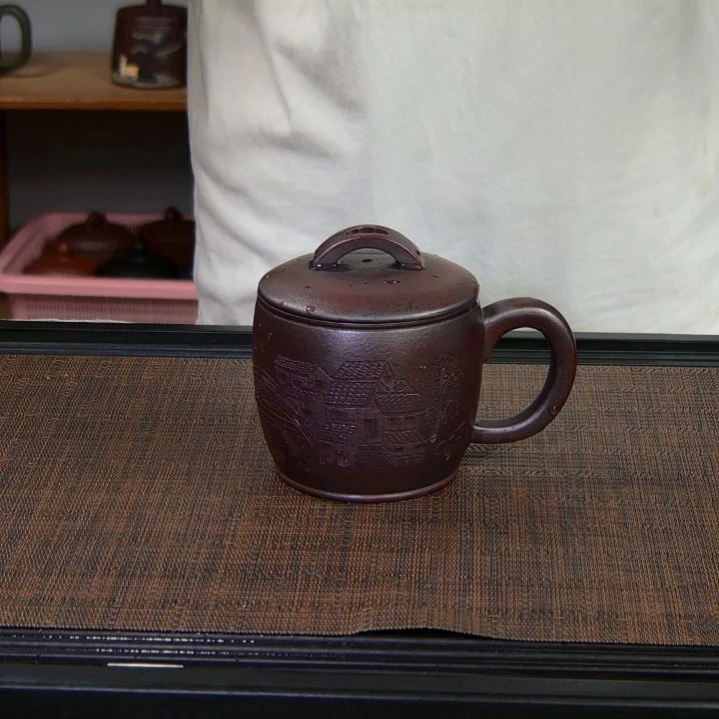茶杯紫砂高货放漏