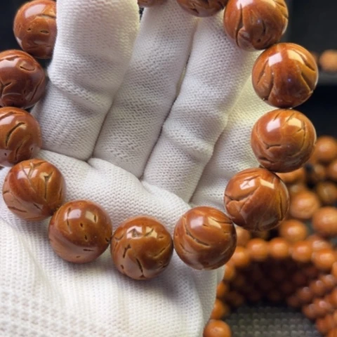 桃核吊坠勇**人17尺寸龙纹