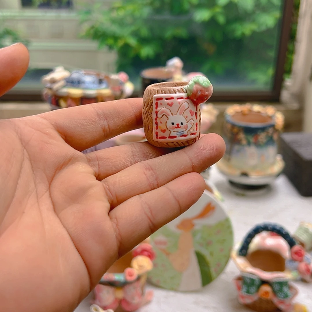 老梧家的手工多肉花盆