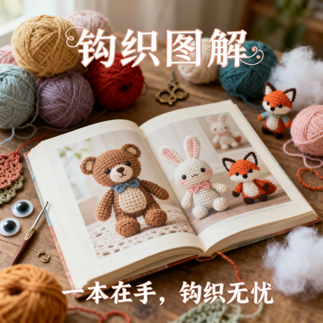 爆款钩织电子版图解（线上图解+视频教程）