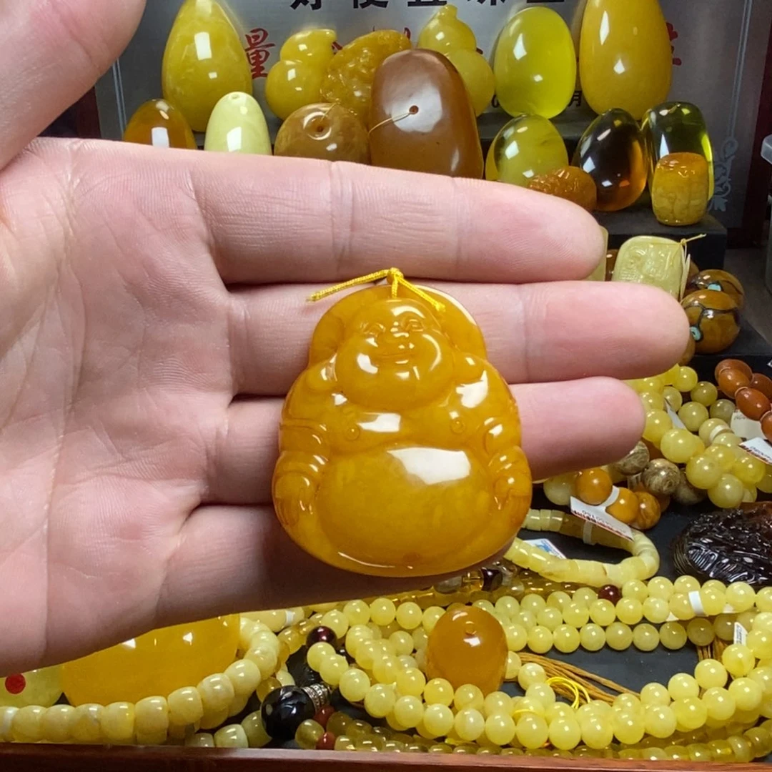 琥珀未镶嵌裸石蜜蜡