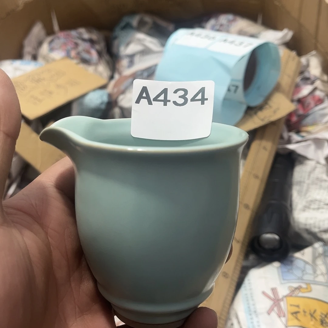 瓷片茶摆件工艺品摆件666