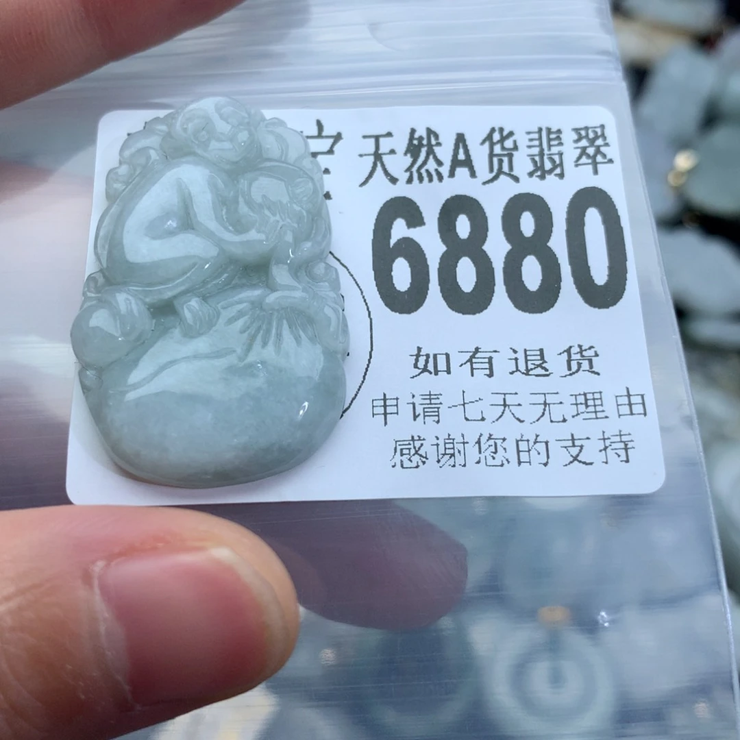 翡翠颈饰未镶嵌6880。