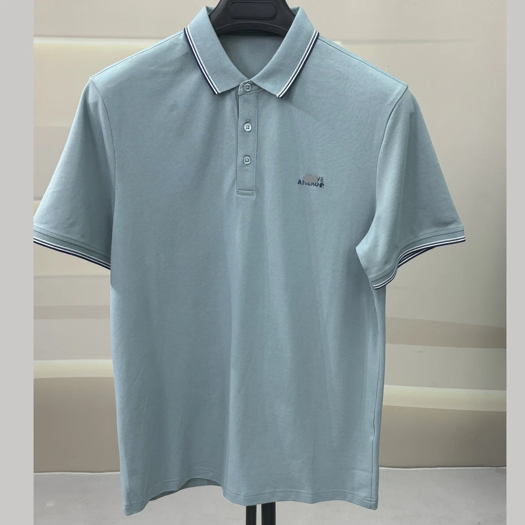 品牌剪标夏季男士Polo衫舒适百搭商务休闲翻领短袖男