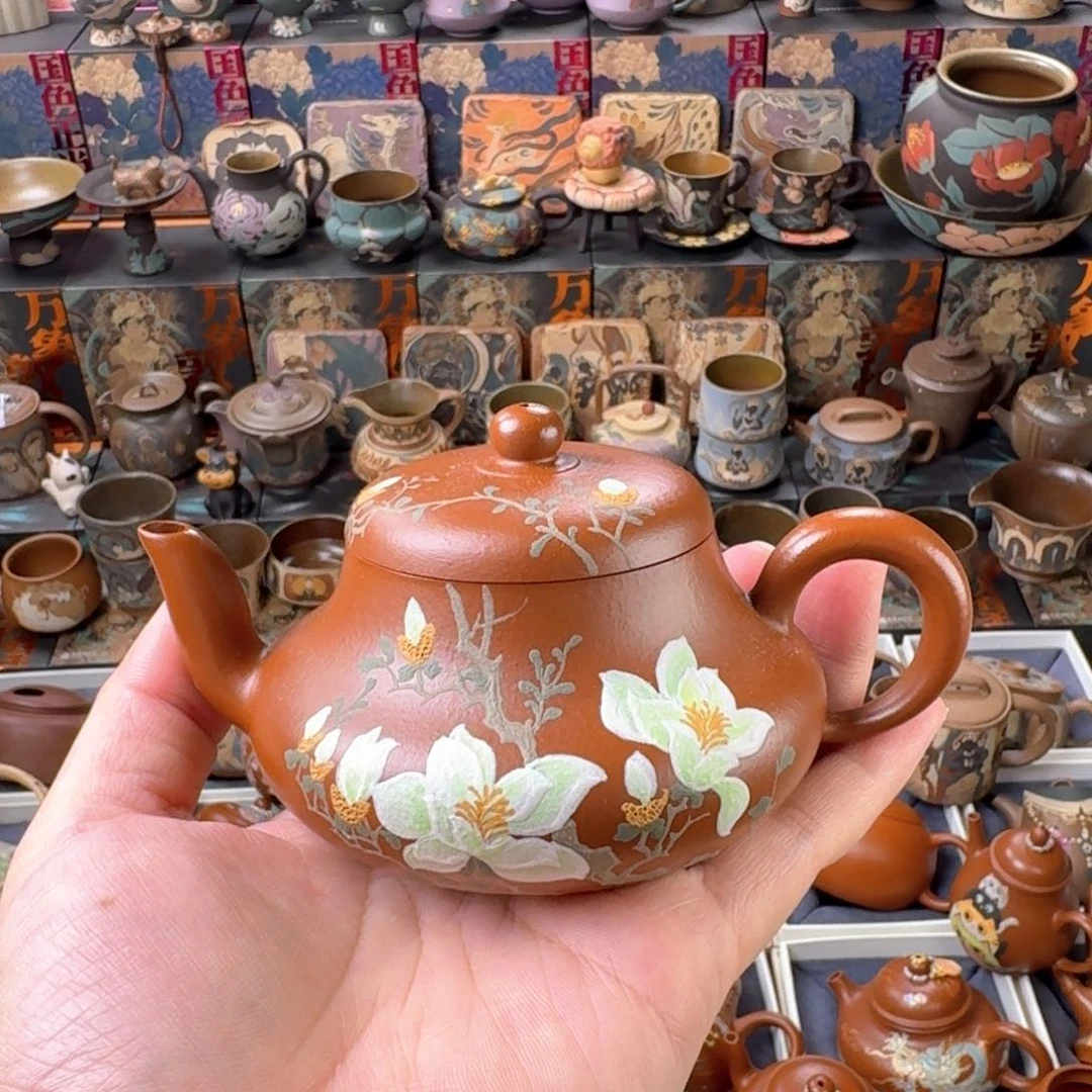 茶杯紫砂160ml原矿精工半手