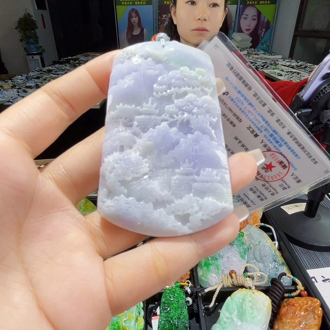 颈饰未镶嵌翡翠一