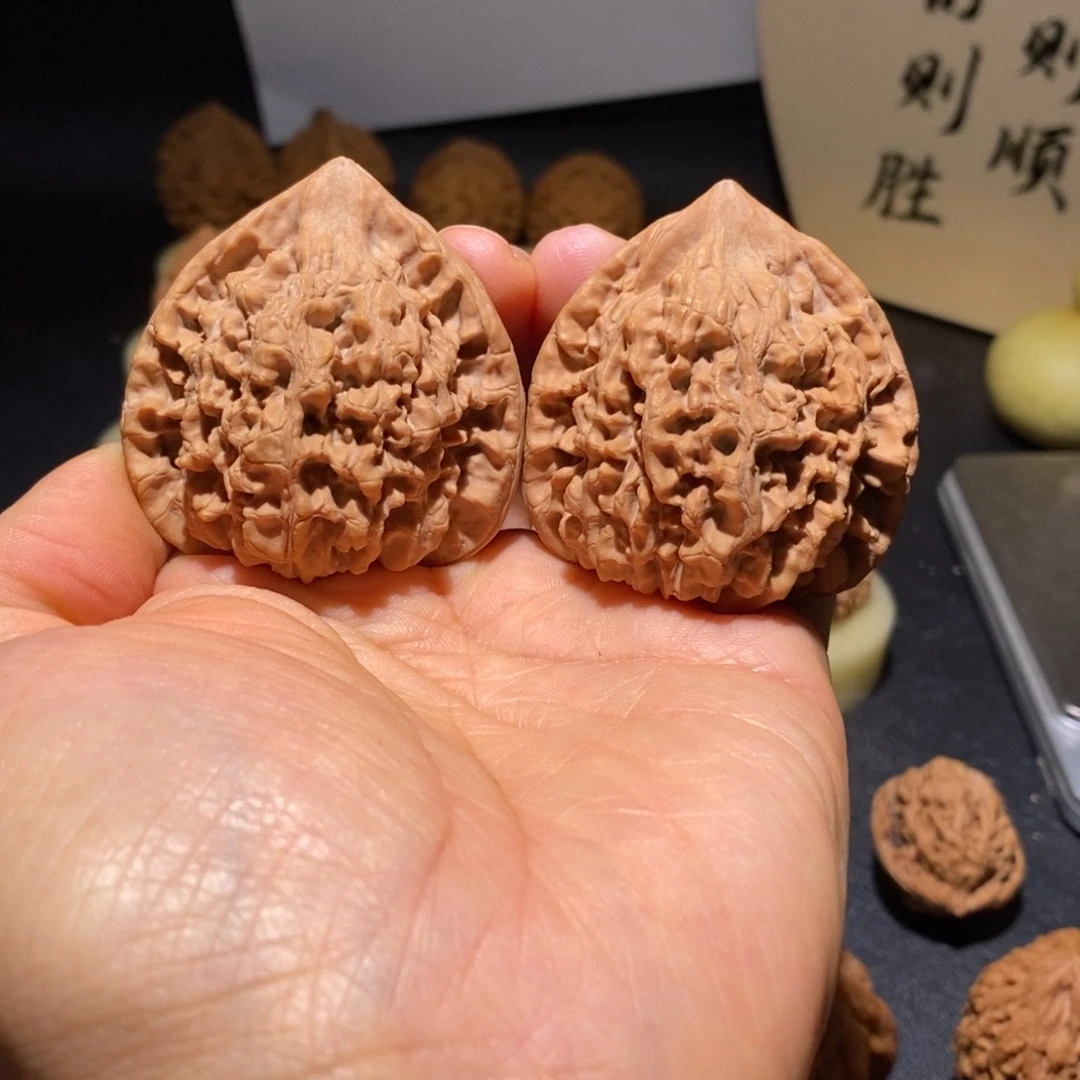 文玩核桃吊坠高官帽46