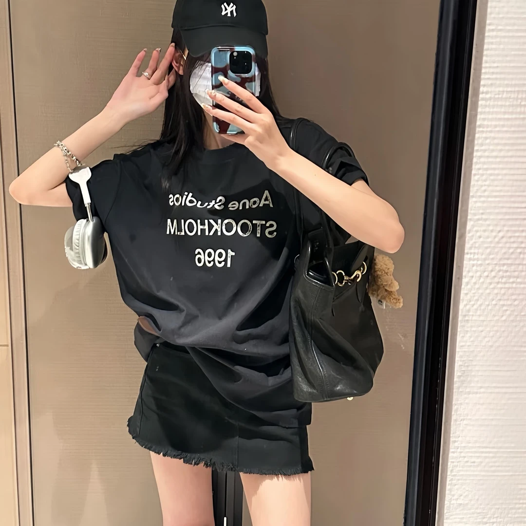 【AC1996经典做脏短T】棉麻只能洗衣袋机洗夏季宽松