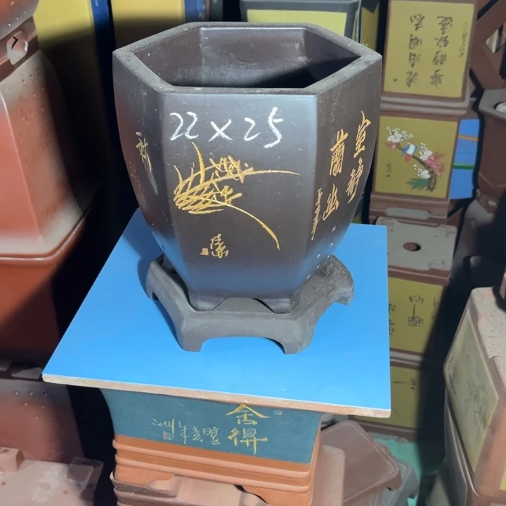 紫砂花盆紫砂花盆