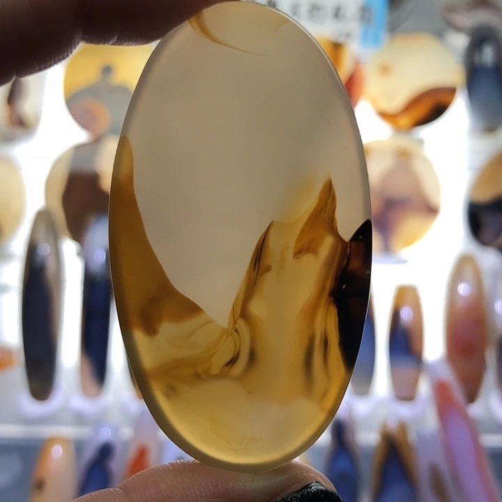 查罗石银S925镀金镶嵌珠宝半成品40