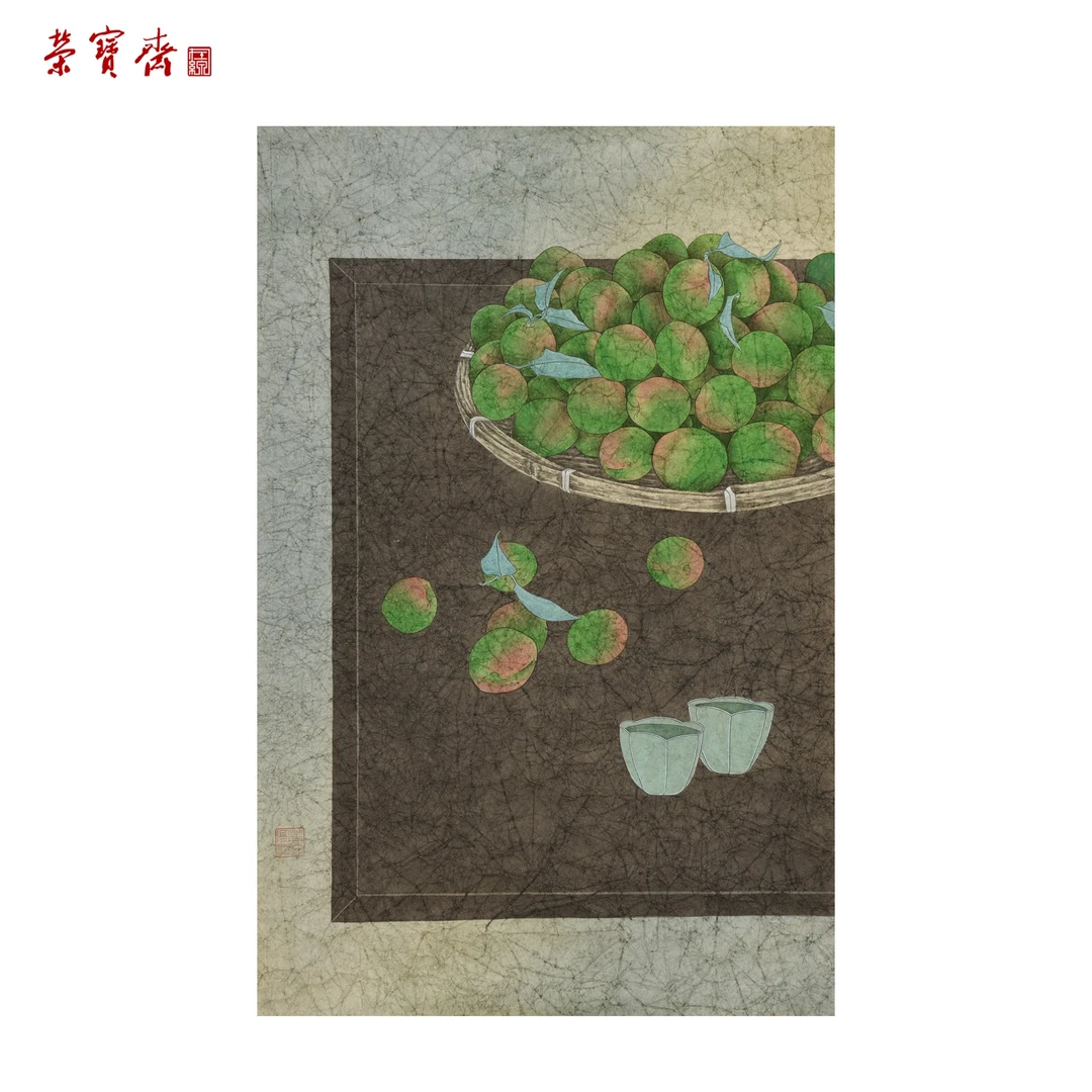 -10（F24252）《休闲时刻》书画 纸本已托 67×44cm