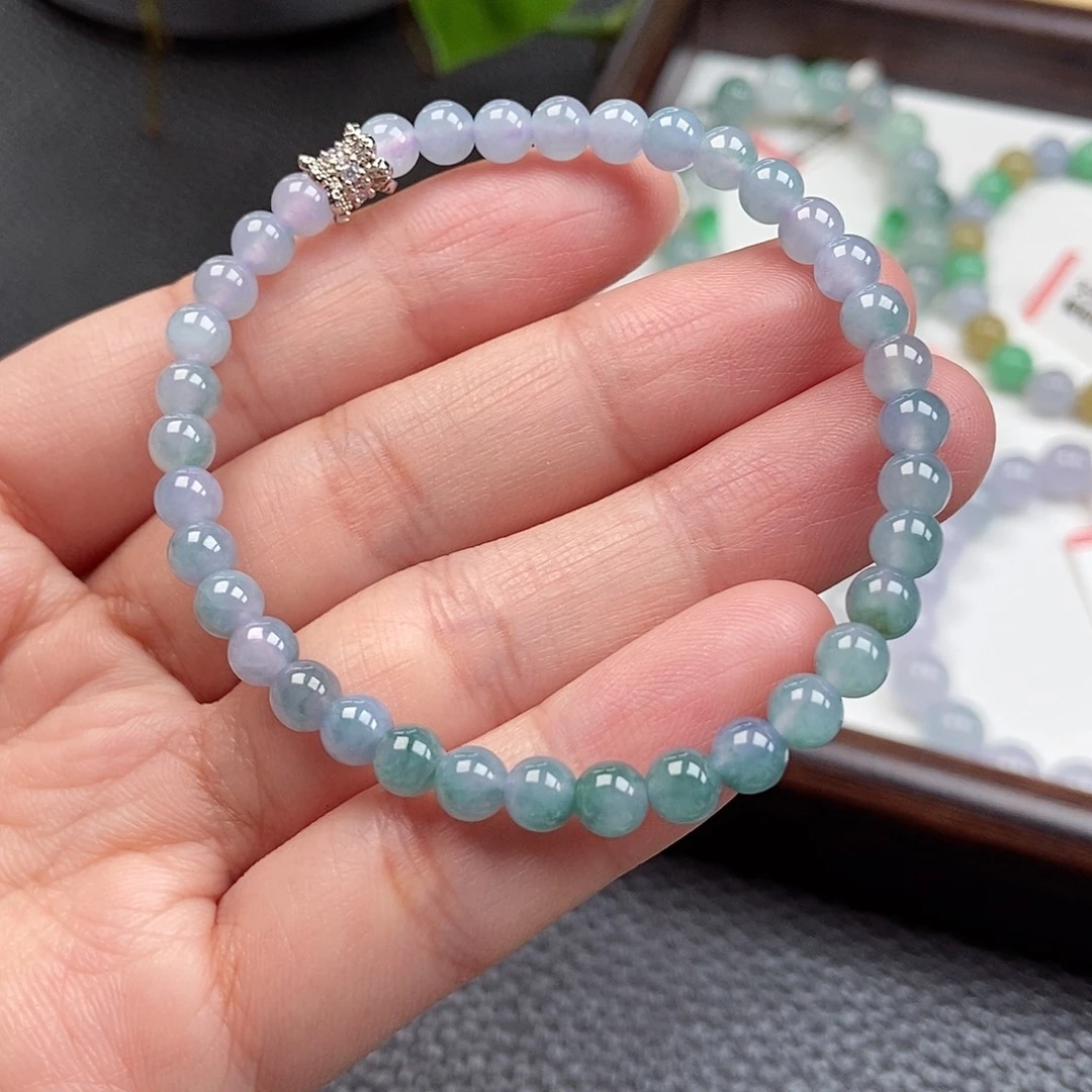 翡翠未镶嵌手链翡翠卡5