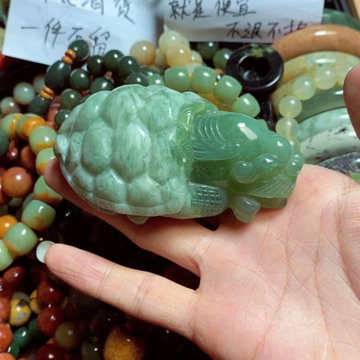 蛇纹石玉手链合金