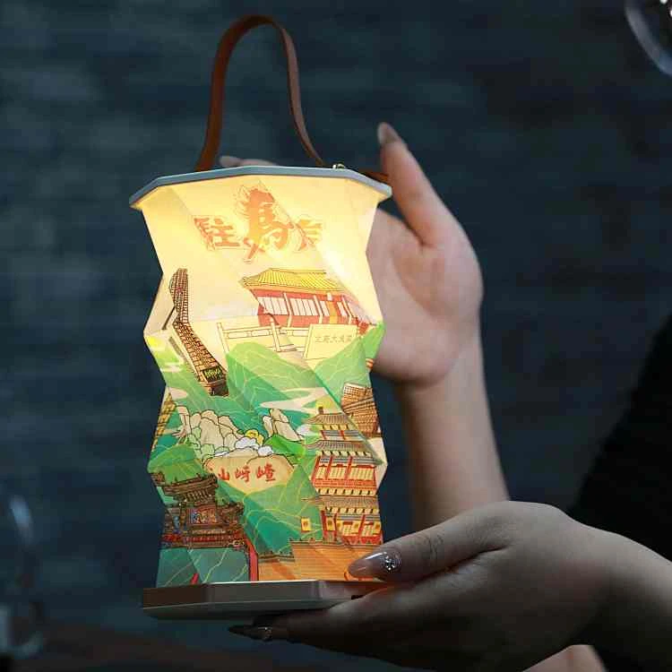 文创手提书灯笼：点亮你的文化之旅，家居装饰新选择