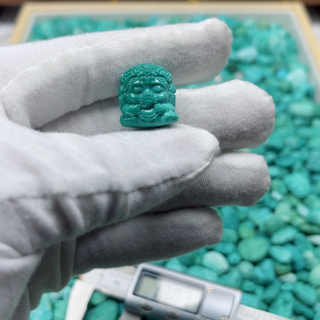 绿松石未镶嵌挂件