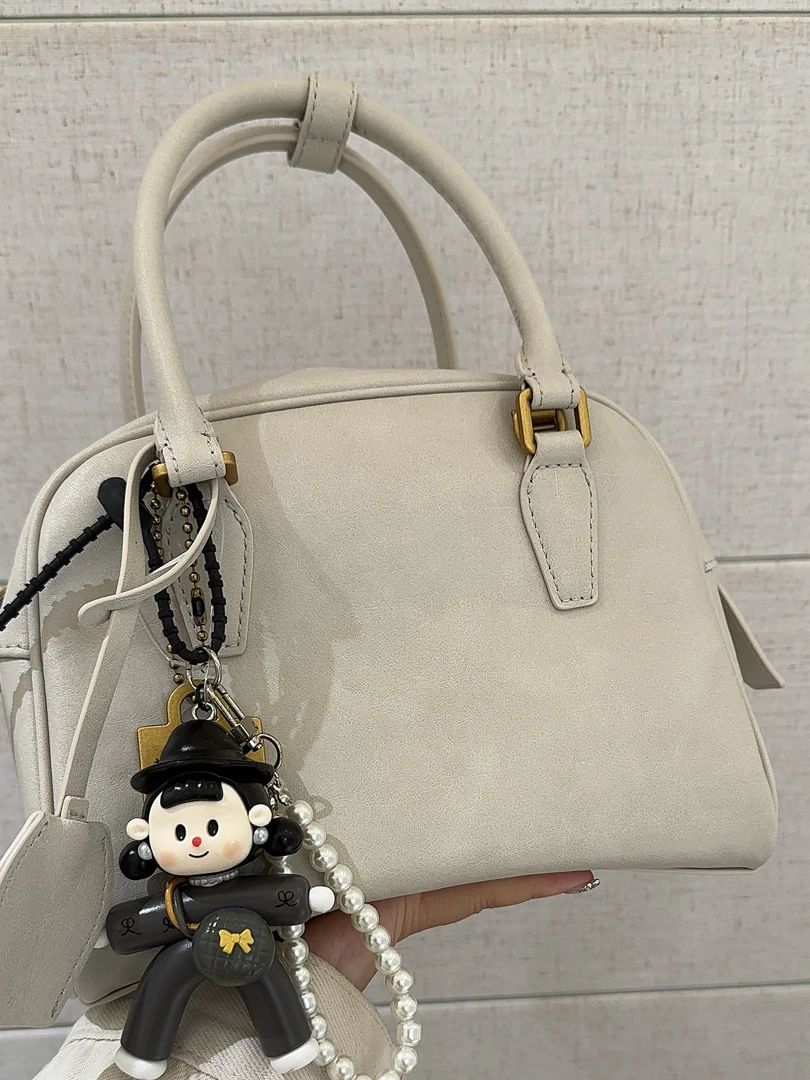 洋包贩售-生动悠然 复古精致百搭轻奢波士顿手提包斜挎包包