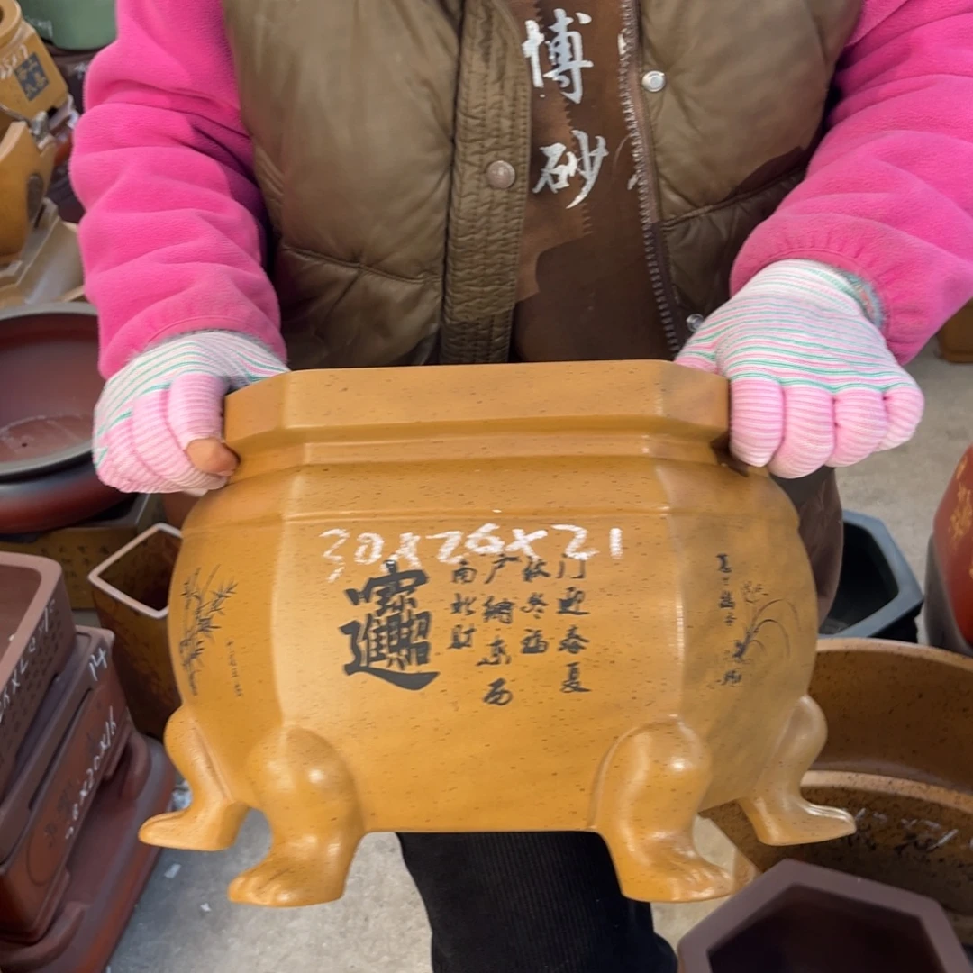 紫砂花盆盆景艺术