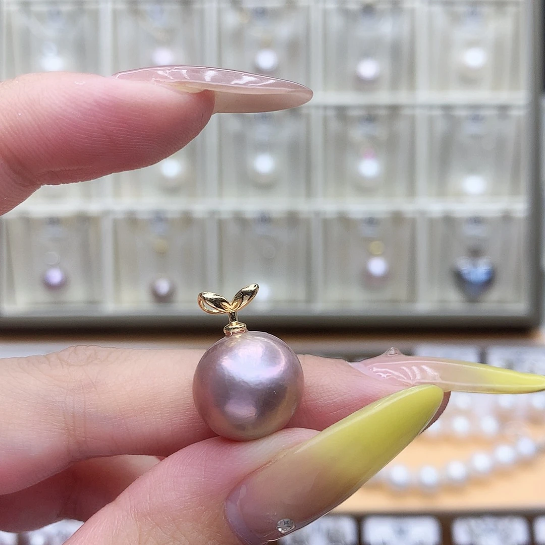 淡水珍珠未镶嵌吊坠(赠链)